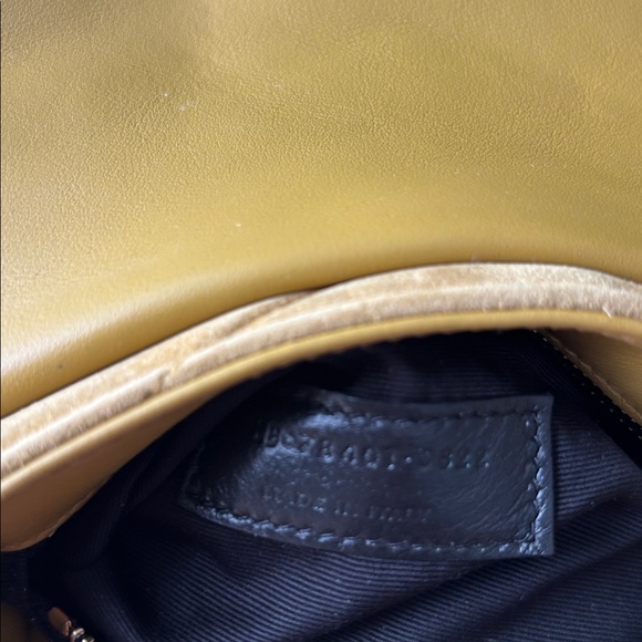 Yves Saint Laurent Mustard Suede Crossbody Bag - Picture 15 of 16